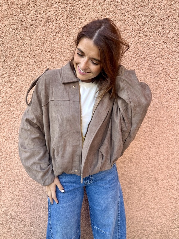 Veste taupe CELESTE