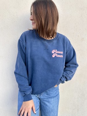 Sweat Flower Power gris 2