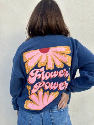 Sweat Flower Power gris