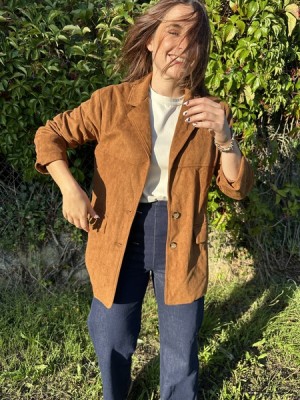 Blazer effet suédine OLGA 2
