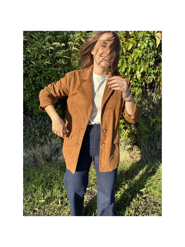 Blazer effet suédine OLGA