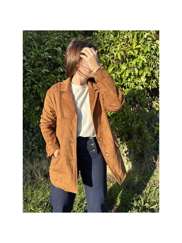 Blazer effet suédine OLGA