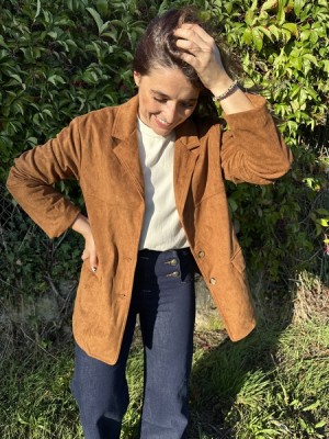 Blazer effet suédine OLGA