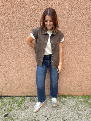 Veste sans manches CAPUCINE